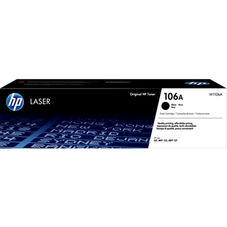 HP W1106A No.106A fekete eredeti toner