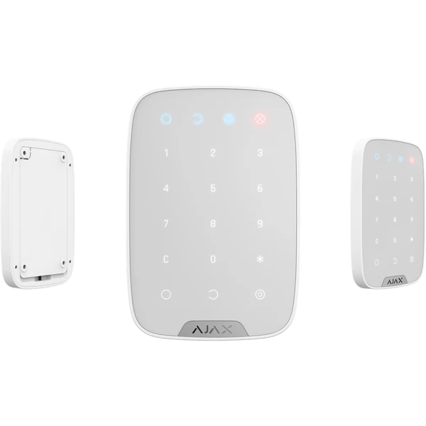 AJAX Keypad - Vezeték nélküli érintésvezérelt kezelő panel, LED visszajelzés