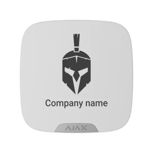 Ajax_StreetSiren_DoubleDeck_Jeweller_WH_brandplate_front.png-4.webp AJAX Brandplate - Egyedileg logózható kültéri hangjelző előlap
