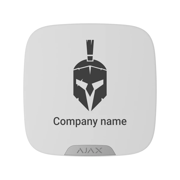 Ajax_StreetSiren_DoubleDeck_Jeweller_WH_brandplate_front.png-4.webp AJAX Brandplate - Egyedileg logózható kültéri hangjelző előlap
