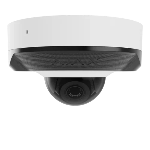 AJAX DomeCam Mini (8 Mp/2.8mm) WH - AJAX Intelligens 8 Mp-es IP Dome kamera, fehér szín
