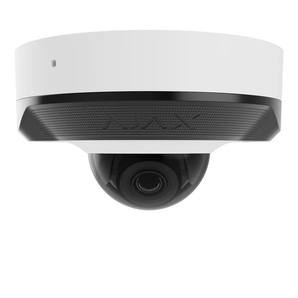 AJAX DomeCam Mini (8 Mp/2.8mm) WH - AJAX Intelligens 8 Mp-es IP Dome kamera, fehér szín