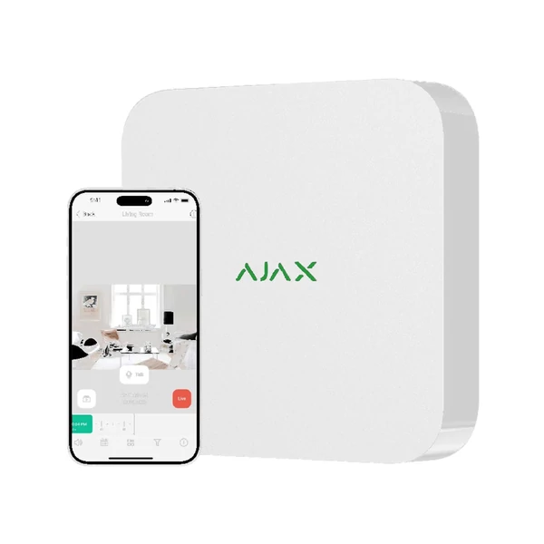 ajax-nvr-white-2.jpg-11.webp AJAX NVR - 16 Csatornás hálózati rögzítő, fehér szín