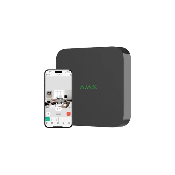 ajax-systems-nvr-8ch.jpg-10.webp AJAX NVR - 16 Csatornás hálózati rögzítő, fekete szín