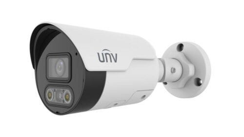 0235C8FM-FR.jpg Uniview IP Mini csőkamera, 2MP, Objektív: 2.8mm, Fix, IR és Fehér LED távolság: 30m. Easy Star
