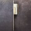 OUTLET: Elektromos zár - visszajelzéssel - feszültségre zár - fail-safe (szünetáramú) - hosszú pajzzsal
