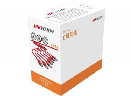 Hikvision Kábel, Hálózati kábel, UTP CAT 6, 305 méter, 0.585mm, CCA kábel