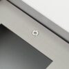 Moduláris kaputelefon beépítő keret 2x1-es Felületre szerelhető