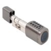 Intelligens cilinder zár - 70 mm ajtóhoz - AIRBNB - fekete - ujjnyomat/RFID/PIN azonosítás - 13,56 MHz MIFARE - BLE - TUYA - IP65