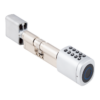 Intelligens cilinder zár - AIRBNB - rozsdamentes INOX - ujjnyomat/RFID/PIN azonosítás - 13,56 MHz MIFARE - BLE - TUYA - IP65
