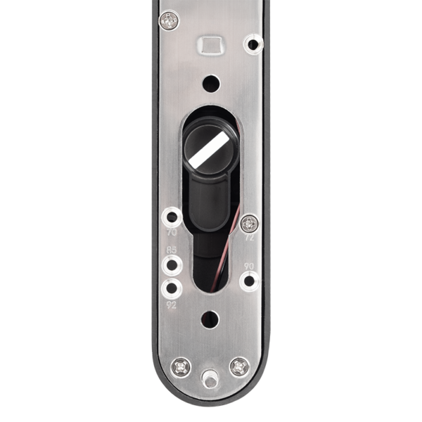 Intelligens AIRBNB zár - fekete - ujjnyomat/RFID/PIN azonosítás - 13,56 MHz MIFARE - BLE - TUYA - IP65