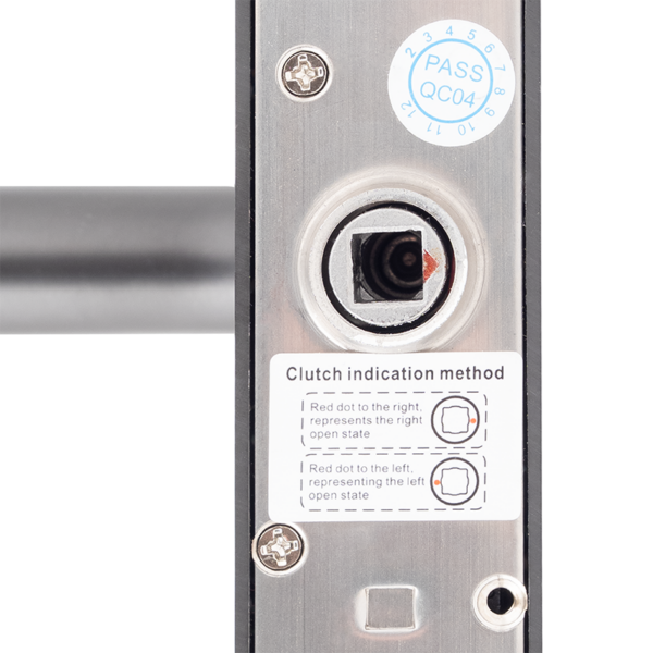 Intelligens AIRBNB zár - fekete - ujjnyomat/RFID/PIN azonosítás - 13,56 MHz MIFARE - BLE - TUYA - IP65