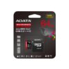 ADATA_MicroSD_kartya_-_64GB_microSDXC_UHS-I_U3_Class10_A2_V30S_HIGH_RW_10080_MBs_adapter-i504811.jpg ADATA MicroSD kártya - 64GB microSDXC UHS-I U3 Class10 A2 V30S High Endurance (R/W: 100/80 MB/s, 24/7 record) + adapter