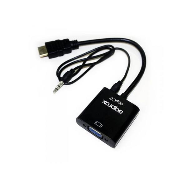 APPROX_APPC17_HDMI_to_VGA_AUDIO_adapter-i157004.jpg APPROX Átalakító - HDMI to VGA + AUDIO adapter