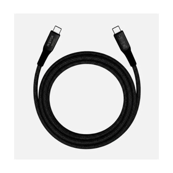 APPROX_Kabel_-_USB_Type-C_-_USB_Type-C_kabel_1m_240W_40Gbps_8K-i546144.jpg APPROX Kábel - USB Type-C - USB Type-C kábel 1m, 240W, 40Gbps, 8K