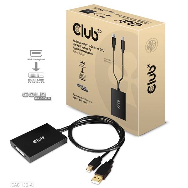 Club_3D_Atalakito_-_CAC-1130-A_Mini_DP_to_Dual_Link_DVI_HDCP_OFF_Apple-i464668.jpg Club 3D Átalakító - CAC-1130-A (Mini DisplayPort to Dual Link DVI, HDCP OFF, Apple)