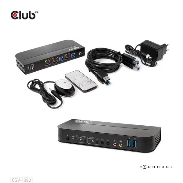 Club_3D_KVM_Switch_-_CSV-1382_Dual_HDMI_4K60Hz_USB_PC_KVM_funkcio_HDR_3D_tamogatas-i464373.jpg Club 3D KVM Switch - CSV-1382 (Dual HDMI, 4K60Hz, USB, PC KVM funkció, HDR, 3D támogatás)