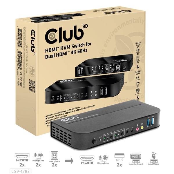 Club_3D_KVM_Switch_-_CSV-1382_Dual_HDMI_4K60Hz_USB_PC_KVM_funkcio_HDR_3D_tamogatas-i464383.jpg Club 3D KVM Switch - CSV-1382 (Dual HDMI, 4K60Hz, USB, PC KVM funkció, HDR, 3D támogatás)