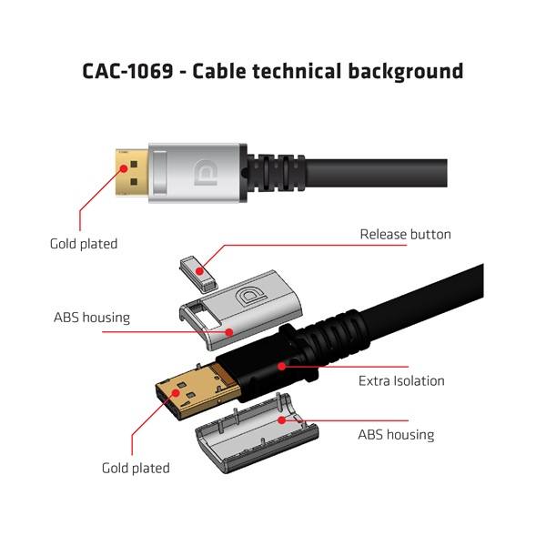 Club_3D_Kabel_-_CAC-1069_DP_14_HBR3_8K_60Hz_324Gbps_4m_24AWG_DSC_12_VESA_MM-i468183.jpg Club 3D Kábel - CAC-1069 (DisplayPort 1.4 HBR3 8K @60Hz, 32.4Gbps, 4m, 24AWG, DSC 1.2, VESA, M/M)