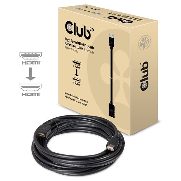 Club_3D_Kabel_-_CAC-1320_HDMI_14_kabel_MF_5m_4K30Hz_102Gbps_Ethernet-i467003.jpg Club 3D Kábel - CAC-1320 (HDMI 1.4 M/F, 5m, 4K@30Hz, 10.2Gbps, Ethernet)