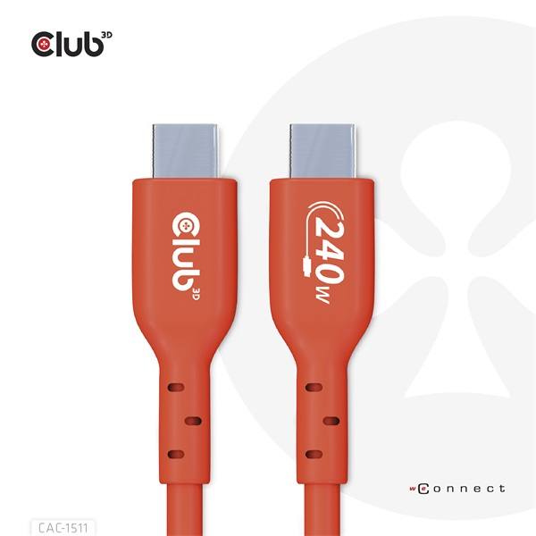 Club_3D_Kabel_-_CAC-1511_USB2_Type-C_480Mb_240W_PD_EPR_1m_bidirekcionalis_USB-IF_tanusitvany-i466103.jpg Club 3D Kábel - CAC-1511 (USB2 USB-C, 480Mb, 240W PD EPR, Bidirektional, USB-IF tanúsítvány, M/M, 1m)