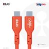 Club 3D Kábel - CAC-1573 (USB2 USB-C, Kétirányú, 480Mb, 240W EPR, M/M, 2m)