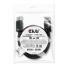 Club 3D Kábel - CAC-2068 (DisplayPort 1.4, M/M, 28AWG, HBR3, VESA tanúsítvánnyal, 8K60Hz, 2m)