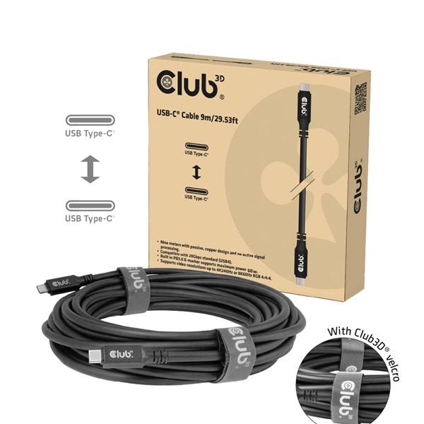 Club_3D_Kabel_-_CAC-2509_USB-C_to_USB-C_MM_AOC_kabel_8K60Hz_20Gbps_60W_9m-i547268.jpg Club 3D Kábel - CAC-2509 (USB-C to USB-C, M/M, 100W, 8K60Hz, 20Gbps, 60W, 9m)