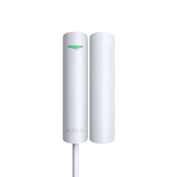 Ajax DOORPROTECT-PLUS-FIBRA-WHITE – DoorProtect Plus Fibra beltéri nyitásérzékelő rezgés- és dőlésérzékelővel