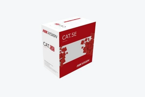 Hikvision Kábel, Hálózati kültéri kábel, UTP CAT 5E, 305 méter, 0.5mm, fekete