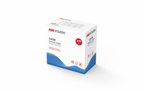 DS-1LN5EUEC0_grey_305m.png Hikvision Kábel, Hálózati kábel, UTP CAT 5e, 305 méter, 0.45mm