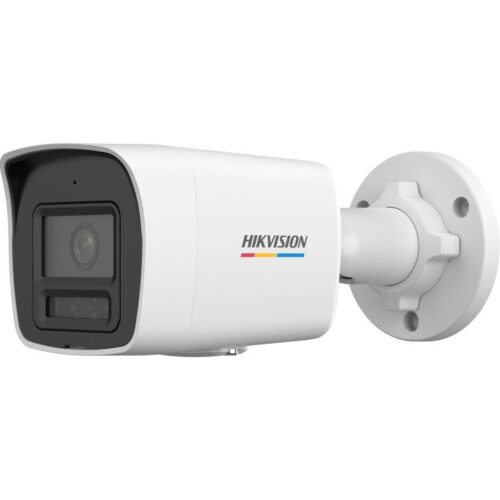 Hikvision IP Csőkamera, 4MP, 4mm Fix objektív, 30m IR és fehér LED megvilágítás