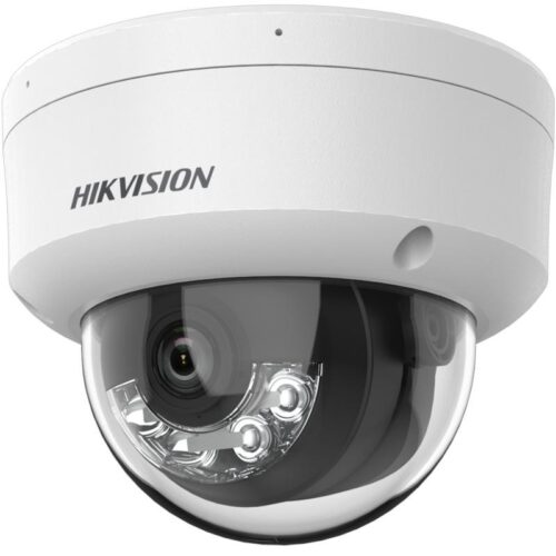 Hikvision IP Dómkamera, 4MP, 2.8mm Fix objektív, 30m IR és fehér LED megvilágítás