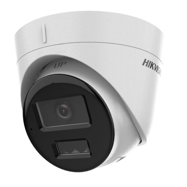 Hikvision IP Turret kamera, 2MP, 2.8mm Fix objektív, 30m IR és fehér LED megvilágítás