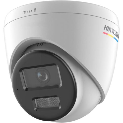 DS-2CD1347G3H-LIU.jpg Hikvision IP, Turret kamera, 4MP, Fix objektív, 2.8mm, MD 3.0, IR-Fehér LED 30m, Beépített mic