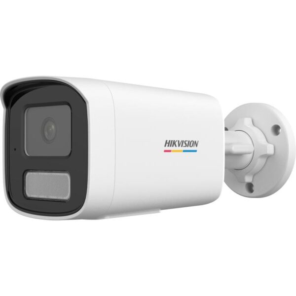 DS-2CD1T47G3H-LIU1.jpg Hikvision IP, Csőkamera, 4MP, Fix objektív, 2.8mm, MD 3.0, IR-Fehér LED 50m, Beépített mic