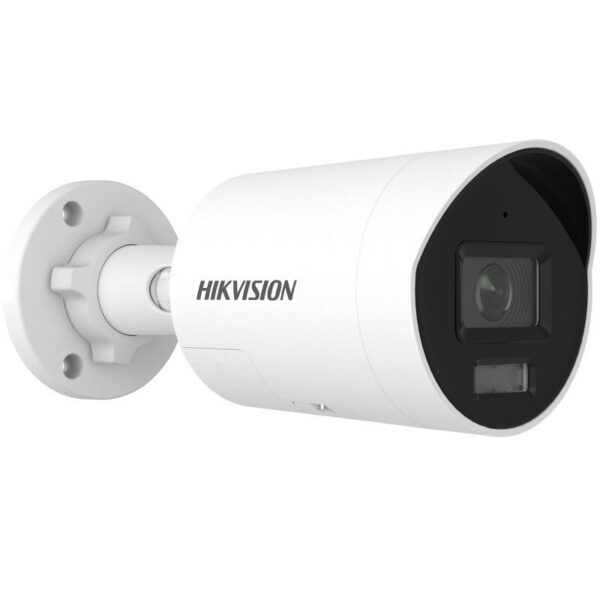 DS-2CD2047G3-LI2UY_SL4.jpg Hikvision IP, Csőkamera, 8MP, Fix obj.,2.8mm, IR-Fehér LED 40m, Kétirányú audió, Fény-hang alarm, Korrozióálló
