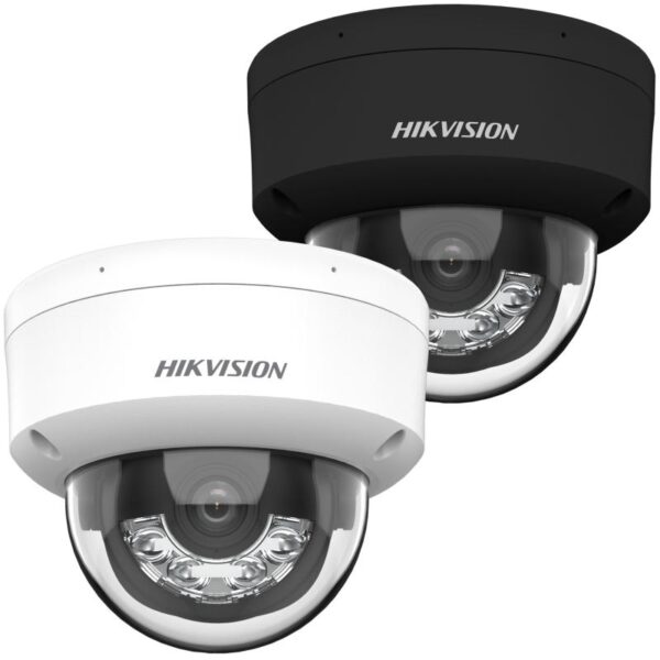 DS-2CD2123G2-LIS2U282.8mm293.jpg Hikvision IP, Dóm kamera, 4MP, Fix objektív 2.8mm, IR-Fehér LED 30m, SD fogl., mikrofon, Alarm in/out