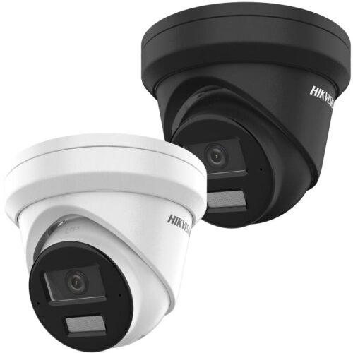 DS-2CD2323G2-LI2U282.8mm293.jpg Hikvision IP, Turret kamera, 4MP, Fix objektív 2.8mm, IR-Fehér LED 30m, SD fogl., mikrofon