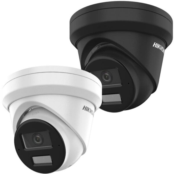 DS-2CD2323G2-LI2U282.8mm293.jpg Hikvision IP, Turret kamera, 4MP, Fix objektív 2.8mm, IR-Fehér LED 30m, SD fogl., mikrofon