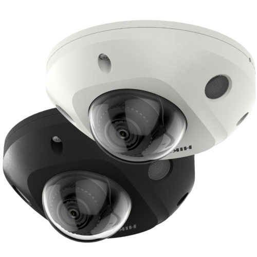 Hikvision IP, Mini dómkamera, 4 MP, Fix objektív, 2.8mm, EXIR 30m, IR, Hang/riasztás I/O
