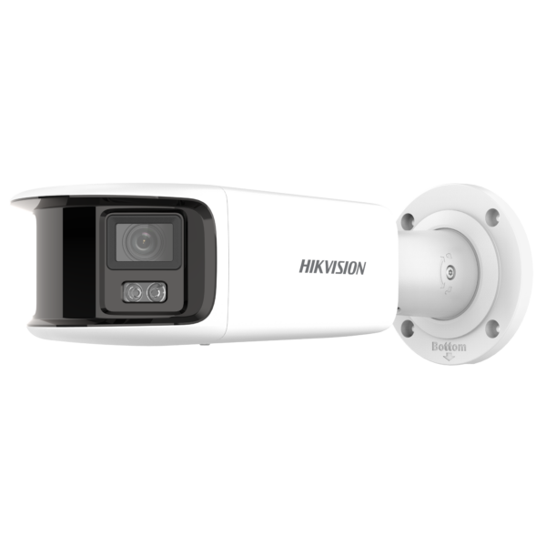 Hikvision IP, Csőkamera, 8 MP, Fix objektív, 4mm ColorV, Pano, Fény/hang riaszt, Fehér LED Hang/riasztás I/O, Mikrofon
