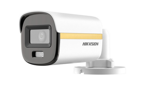 Hikvision Analóg HD, Csőkamera, 2MP, Fix objektív, 2.8mm, IR és Fehér LED 30m, Fém házas, DC12V, mikrofon