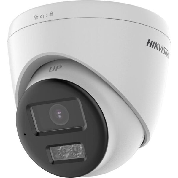 DS-2CE78K0T-LXTS_image_1.jpg Hikvision Analóg HD, Turret kamera, 3K, Fix objektív, 2.8mm, IR és Fehér LED 40m, Kétirányú audió, Hang-fény