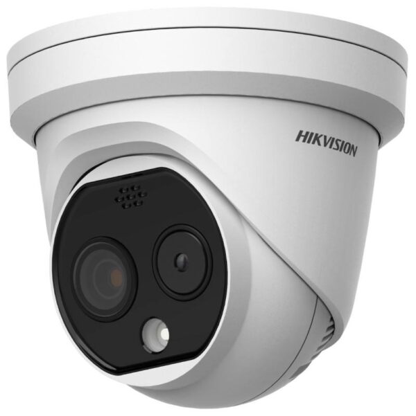 Hikvision DS-2TD1228-2/QA – IP hő- (256x192) 90°x65,4° és láthatófény (4 MP) kamera