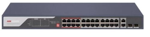 Hikvision DS-3E0326P-E (C) – 26 portos PoE switch (370 W)