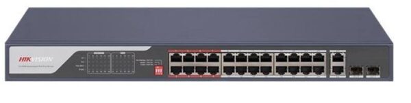 Hikvision DS-3E0326P-E (C) – 26 portos PoE switch (370 W)