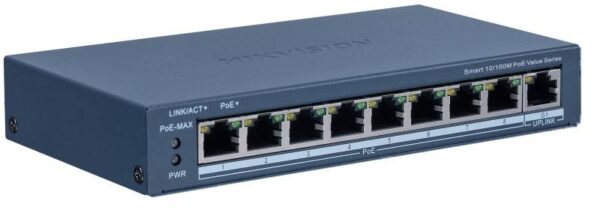 Hikvision DS-3E1309P-EI/M – 9 portos PoE switch (60 W)