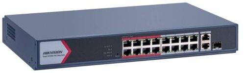 Hikvision DS-3E1318P-EI/M – 18 portos PoE switch (130 W)
