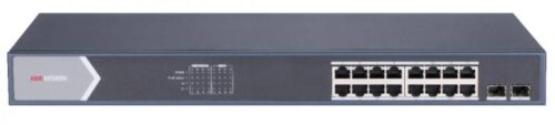 Hikvision DS-3E1518P-SI – 18 portos Gbit PoE switch (225 W)
